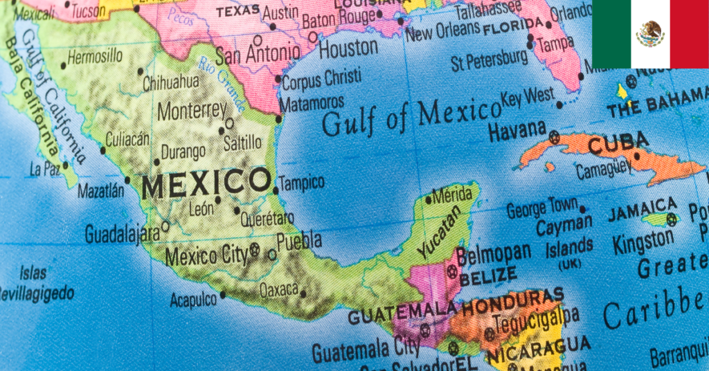 map of Mexico